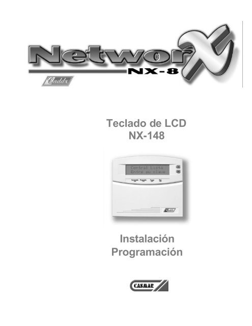 Instalación Programación Teclado de LCD NX-148