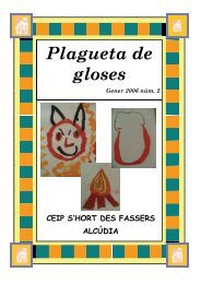 Plagueta de gloses. Sant Antoni 2006 - CEIP S'Hort des Fassers