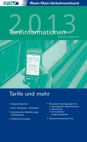 RMV-Tarifinformationen (PDF, 1.6 MB)