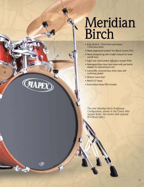 Drum and Hardware Catalog 2009 - Mapex Drums - USA