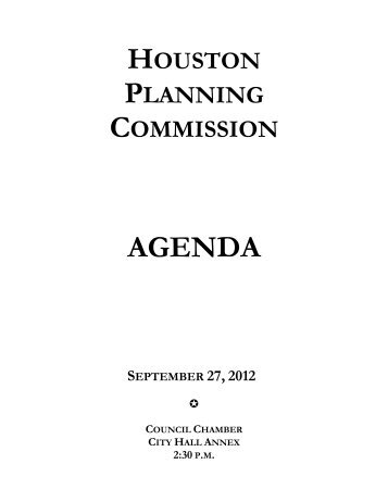 Houston Planning Commission