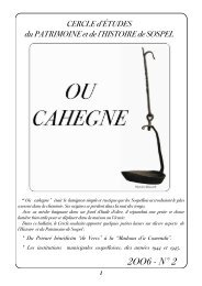 Ou Cahegne n° 2 - Sospel Patrimoine