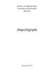 Ampelografie - Facultatea de Horticultura