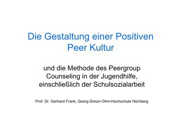 Die Gestaltung einer Positiven Peer Kultur - Kommunalverband für ...