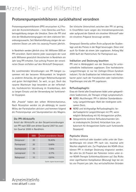 KVNO aktuell 5 2009 - Kassenärztliche Vereinigung Nordrhein