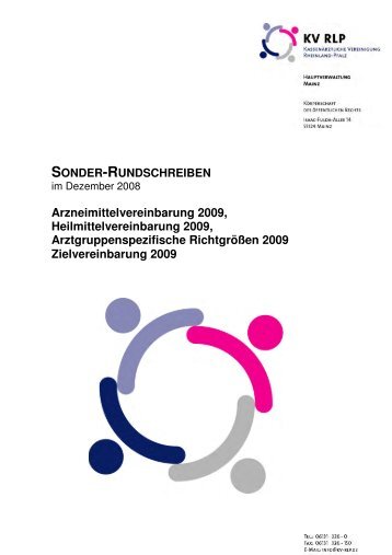 SONDER-RUNDSCHREIBEN Arzneimittelvereinbarung ... - KV RLP