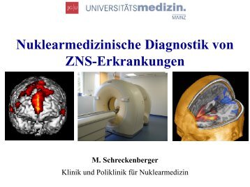 Nuklearmedizinische Diagnostik von ZNS-Erkrankungen - KV RLP