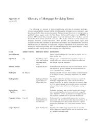 Glossary of Mortgage Servicing Terms - National Consumer Law ...