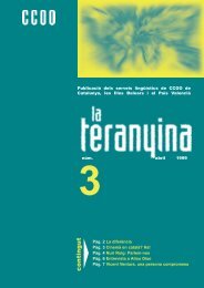 La Teranyina 3 - CCOO de Catalunya