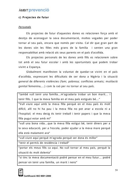 Atenció a dones nigerianes víctimes de “trata” i ... - Àmbit Prevenció