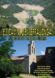 Els camins d'en Serrallonga - Ajuntament de Sant Hilari Sacalm