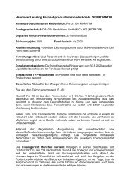 Hannover Leasing Fonds 163 MORATIM - KWAG Kanzlei für ...