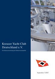Titel-Rückseite neu! - Kreuzer Yacht Club Deutschland e.V.