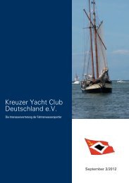 Die Ausweichregeln der KVR - Kreuzer Yacht Club Deutschland e.V.