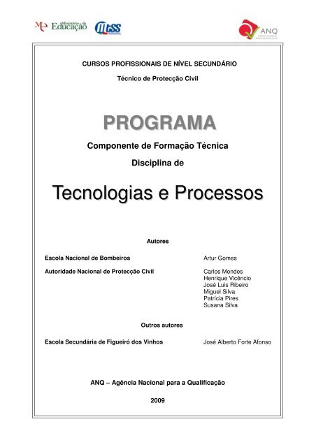 PROGRAMA Tecnologias e Processos - Exames.org