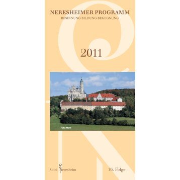 NERESHEIMER PROGRAMM - Kloster Neresheim