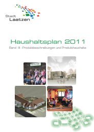 Produktbeschreibungen und Produkthaushalte - Stadt Laatzen