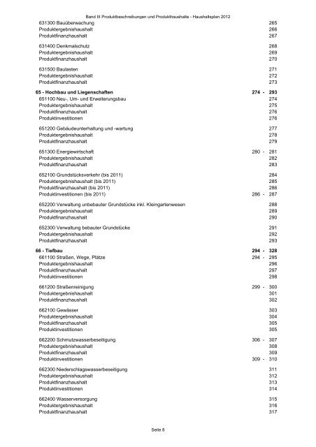 Produktbeschreibungen und Produkthaushalte - Stadt Laatzen