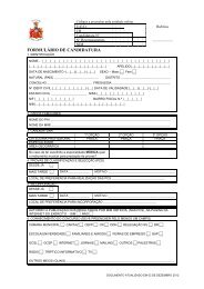 Formulário de Candidatura para Praças - Exército