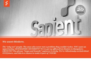 Sapient Presentation Template - Consulting - Amity