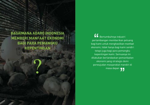 kebersamaan menuju keberlanjutan yang lebih baik - ADARO