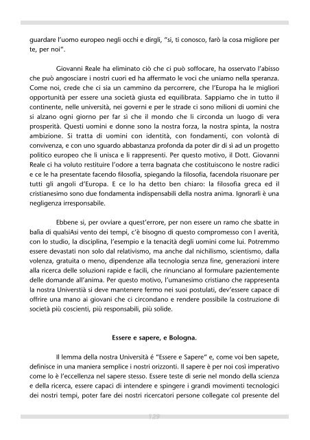 Llibret amb els discursos de l'acte - Universitat Ramon Llull