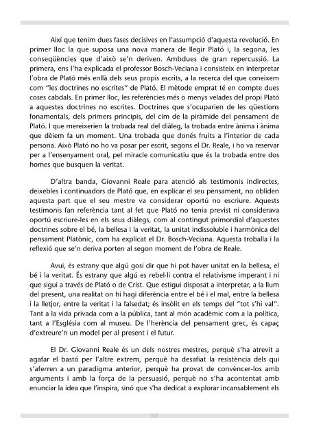 Llibret amb els discursos de l'acte - Universitat Ramon Llull