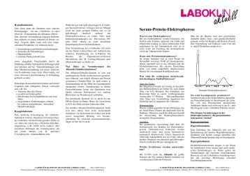 Serum-Protein-Elektrophorese - Laboklin