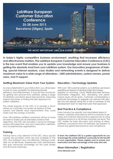 2013 EU CEC Flyer 05Nov12.pdf - LabWare