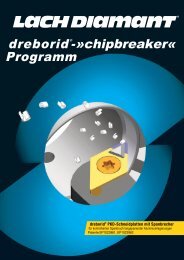 dreborid PKD-Schneidplatte mit - Lach Diamant