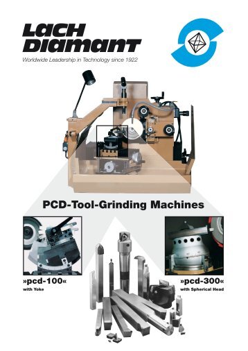 PCD-Tool-Grinding Machines - Lach Diamant