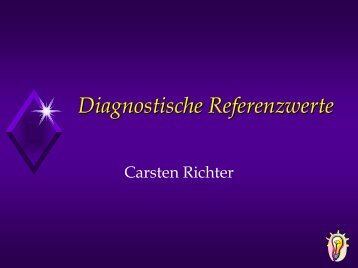 Diagnostische Referenzwerte