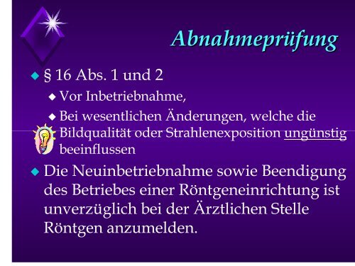 Aktualisierung der Fachkunde nach § 18 der RöV