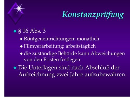 Aktualisierung der Fachkunde nach § 18 der RöV