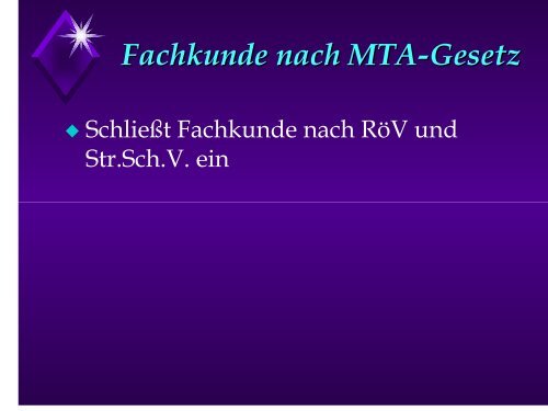 Aktualisierung der Fachkunde nach § 18 der RöV