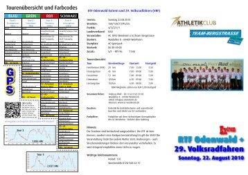 Flyer - Athletik Club 1892 Weinheim eV