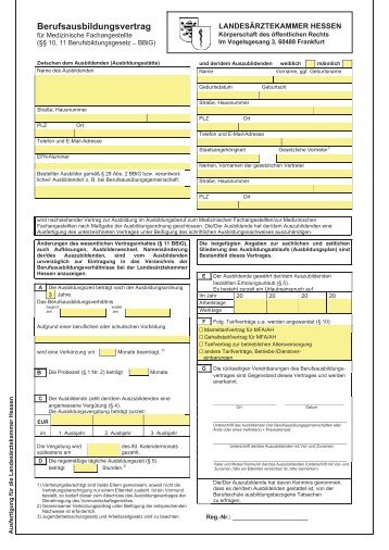 VORVERTRAG zum Berufsausbildungsvertrag im Zimmererhandwerk