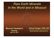 Rare Earth Minerals In the World and in Missouri