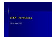 MTR - Fortbildung