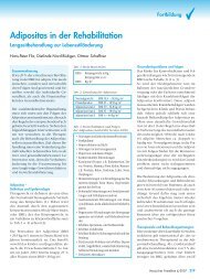 Adipositas in der Rehabilitation