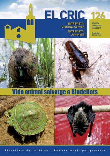 El Cric nº 126 març: Vida animal salvatge - Ajuntament de Riudellots ...