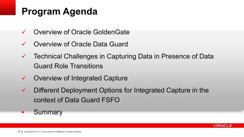 Oracle GoldenGate and Oracle Data Guard