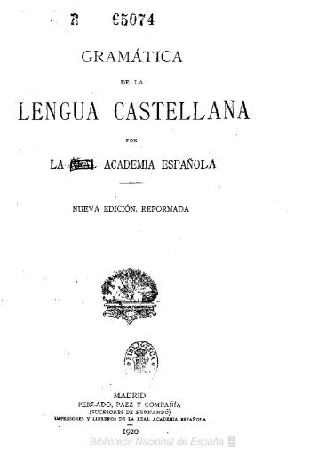 LENGUA CASTELLANA