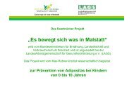 „Es bewegt sich was in Malstatt“ - LandesArbeitsgemeinschaft für ...