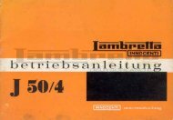 Lambretta J 50 - Lambretta Club Deutschland e.V.