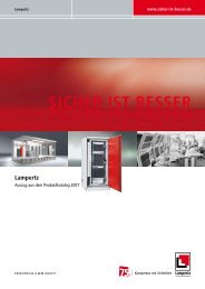 spectro_produktkatalog_d_2007.pdf - Lampertz GmbH & Co KG
