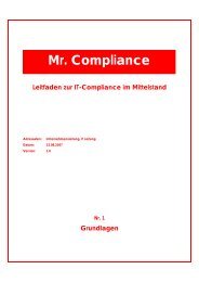 Mr. Compliance