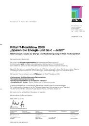 Rittal IT-Roadshow 2009 - Lampertz GmbH & Co KG