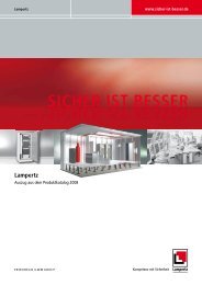 Übersicht RACK PROTECTOR - Lampertz GmbH & Co KG