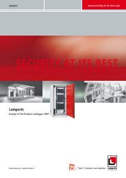 product_catalog_e_2007-infrastructure.pdf - Lampertz GmbH & Co KG